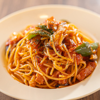 当店オリジナルメニュー「スパそば」