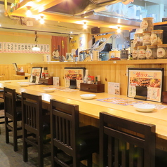 カウンター席がございますので、お一人様でも気軽にご利用いただけます◎