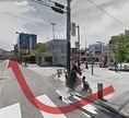【仙川駅→空彩までの道のり】　　1.改札を出たら左に行って、ひたすらまっすぐ島忠まで