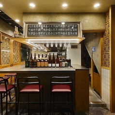 開放感＆LIVE感満載のカウンター席