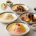 料理メニュー写真&nbsp;洋食屋のオムライスセット