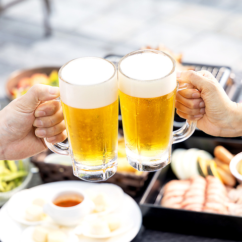 JR秋田駅より徒歩3分！開放的な空間で楽しむ贅沢バーベキュー＆ビアガーデン