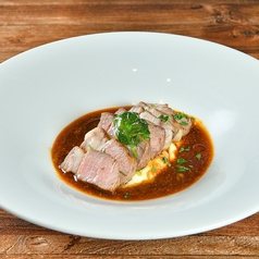 豚肩ロースグリル　デミマスタードソース