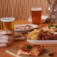 【ビールに合うお食事を】