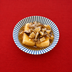 揚げ豆富のたっぷりきのこあん