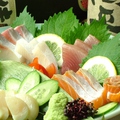 料理メニュー写真&nbsp;＊盛刺三種（生蛸、鰤、鯛）