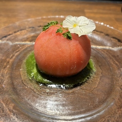 トマトファルシ　カプレーゼ風