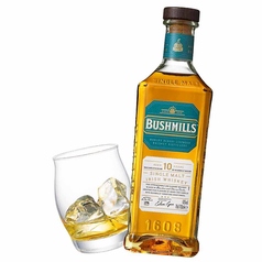 【プレミアムウイスキー】ブッシュミルズ10年 ハイボール/ロック/水割り