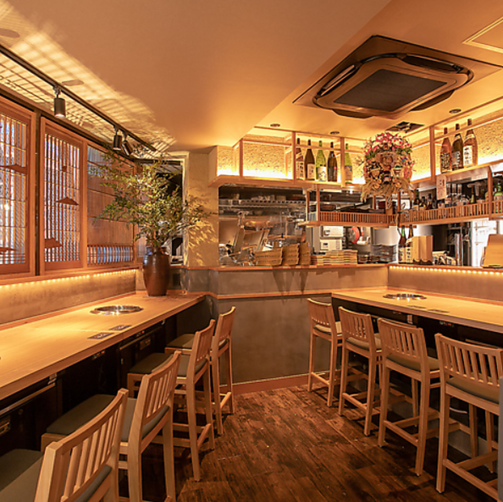 カウンターはデートにもピッタリ