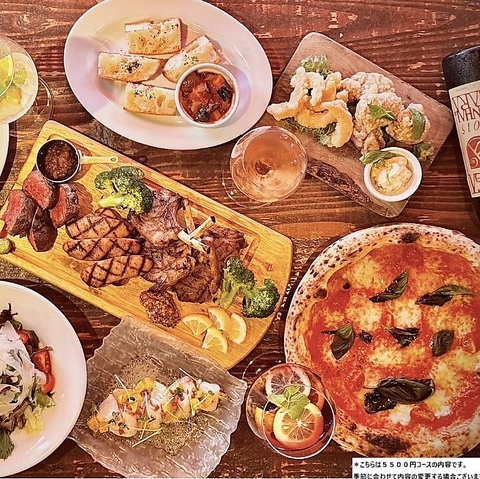 がぶ飲みワイン酒場【Bariton～バリトン～】石窯焼きピザとラムチョップ♪