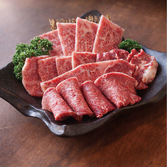 米沢牛五点盛り