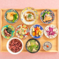 料理メニュー写真&nbsp;KENROKU×タニタカフェ ウエルネス朝食 ～７種の豆皿御膳～※1日20食限定・完全予約制