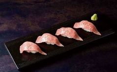 和牛炙り握り 4貫