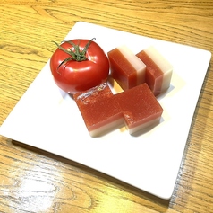 川越産トマトと白あんのトマト羊羹