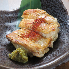 大山鶏のゆず胡椒焼き