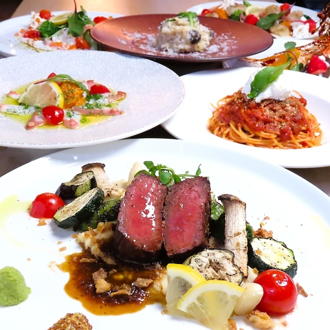 市役所裏の穴場！肉×無農薬野菜の本格イタリアンバル。記念日や女子会は少人数貸切OK