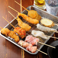 料理メニュー写真&nbsp;元祖大阪名物 お得な串カツ5種盛り合わせ