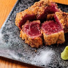 国産牛イチボのレアカツ