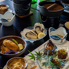 牡蠣料理さとやのコース写真