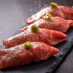 常陸牛の炙り寿司