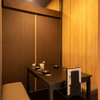 大切な方とごゆっくりお過ごし頂ける落ち着いた空間