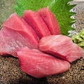 料理メニュー写真 本マグロ中トロ刺し