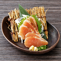 軍鶏むね炙り刺身風