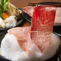 ここでしか味わえない、名物・わたあめすき焼き