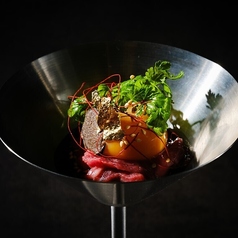 生食認定 黒毛和牛ユッケ|トリュフ香る逸品