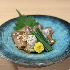 カンパチと香味野菜の海苔巻き