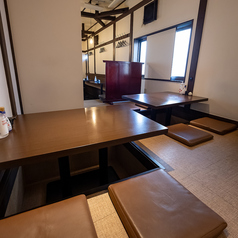 落ち着いた雰囲気の掘りごたつ。15名様から2階の貸し切りができます！★宴会シーンにもおすすめ◎高田馬場/宴会/飲み放題/歓送迎会/デート/ランチ