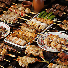 食べ放題 飲み放題 焼き鳥と肉汁餃子とおでん 個室居酒屋 &nbsp;三重道場のコース写真