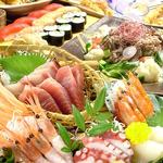 宴会コースは飲み放題付き♪もちろんお料理のみのご注文も可能です。※画像はイメージ