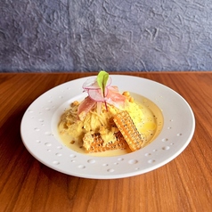 【期間限定】焼きとうもろこしの冷製クリームパスタ