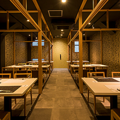 お店全体での貸切の場合、個室としてプライベート感たっぷりのご宴会をお楽しみ頂けます。