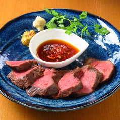 牛ランプ肉の炭火焼