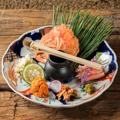 カニ酢で食べる香箱ガニ