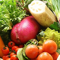 新鮮な有機野菜を使用！