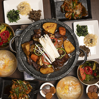 旬の素材が織りなす充実の韓国料理コース