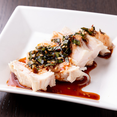 ゆで鶏のニラダレ