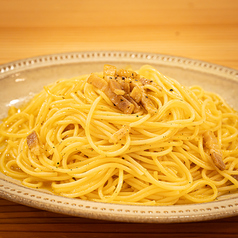 自家製ベーコンのカルボナーラ