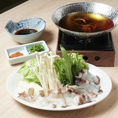 レタスと蛸のしゃぶしゃぶ鍋