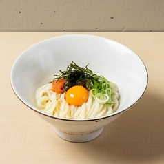 明太釜玉うどん(温)