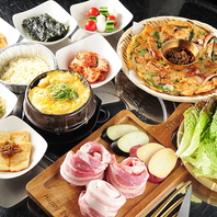 ◆食べ応え抜群！サムギョプサルセットをご堪能◆