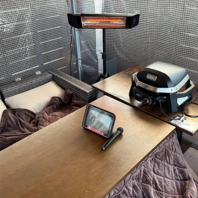 冬でも寒くない！日本一暖かい屋上？！