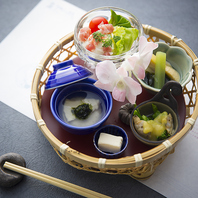 花と和食と日本酒と。