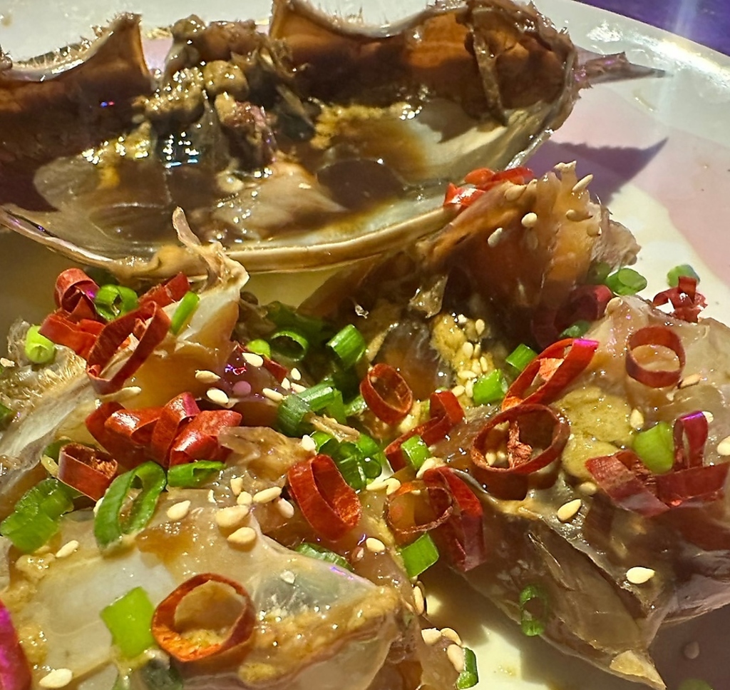 ★☆国産ケジャン☆★　は漬け込みの日数分、要予約です！　濃厚な味噌に卵黄とお米で絶品！