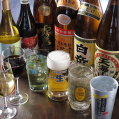 種類豊富なアルコールメニュー！