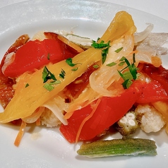 キスと初夏野菜イタリアン南蛮漬