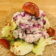 大葉と柴漬けのポテトサラダ